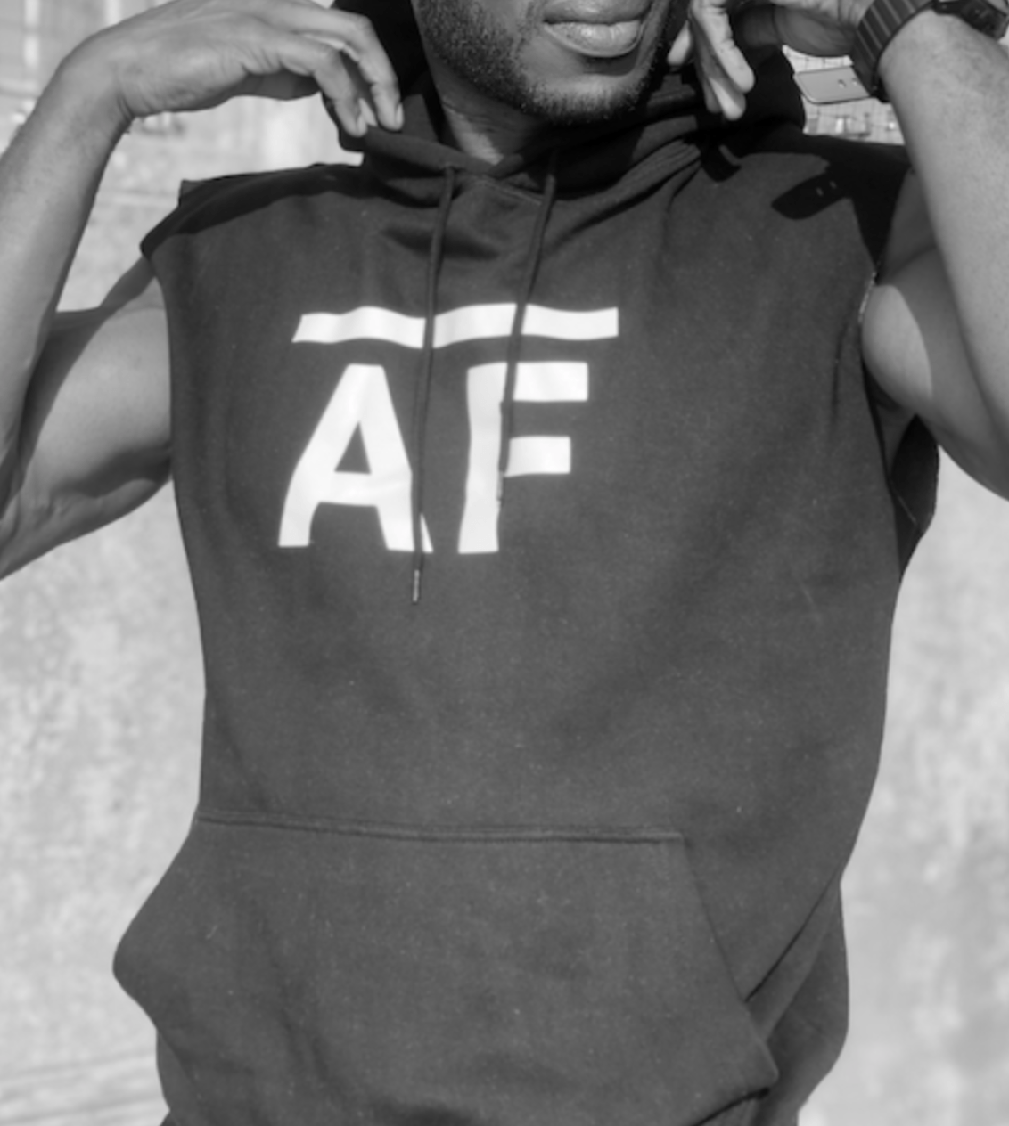 Sleeveless AF Hoodie